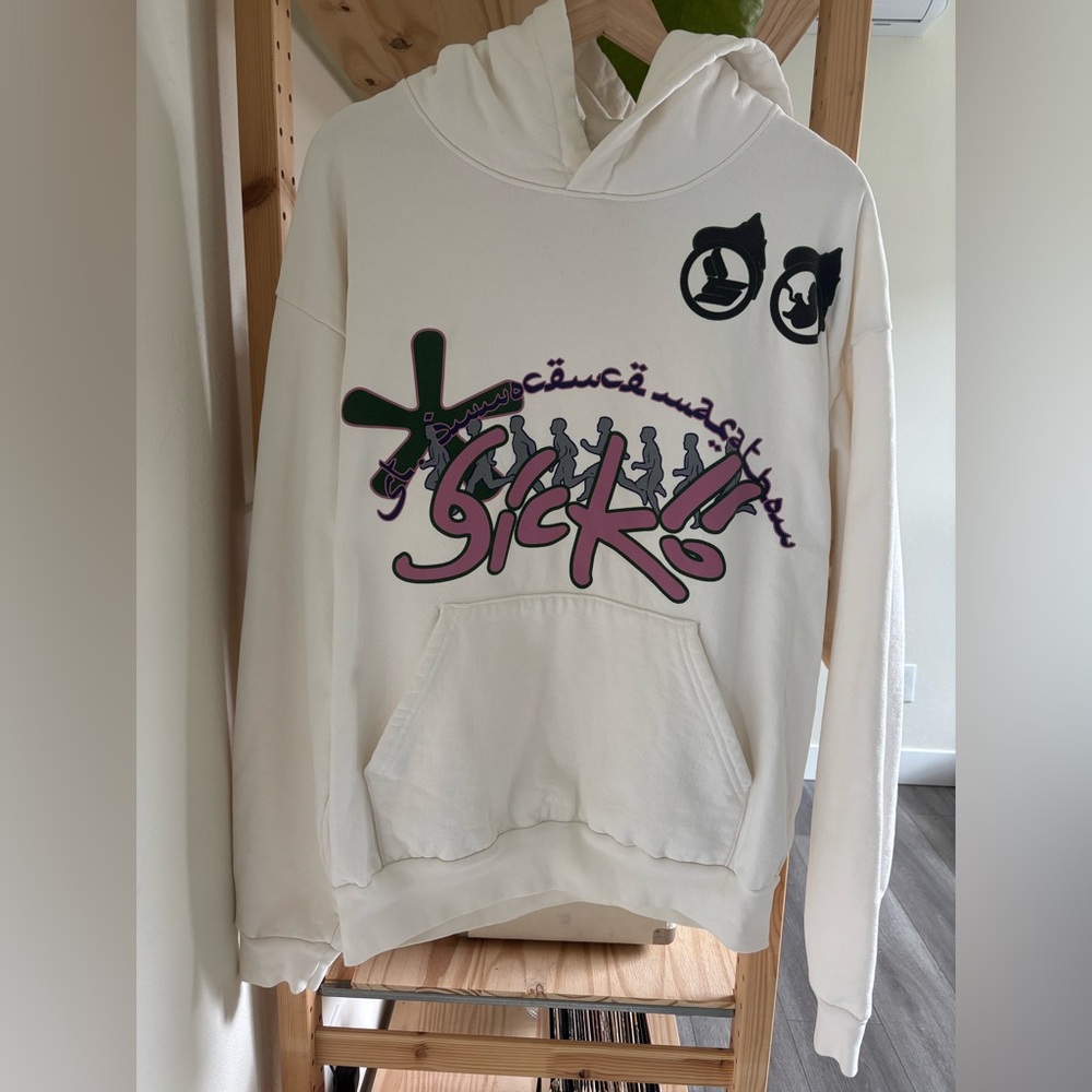 Sicko Born From Pain Hoodie Large; Preowned, Flawed